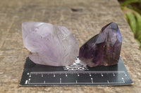 Polished Stunning Selection Of Small Window Amethyst Crystals  x 35 From Akansobe, Madagascar - TopRock