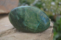 Polished Green Verdite Free Forms x 6 From Zimbabwe