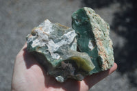 Natural Green Mtorolite / Chrome Chrysoprase Cutting Material  x 5 From Zimbabwe - Toprock Gemstones and Minerals 