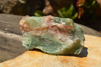 Natural Rough Green Jade Specimens  x 3 From Swaziland - TopRock