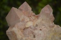 Natural Pineapple Candle Quartz Clusters  x 2 From Madagascar