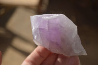 Natural Single Jacaranda Amethyst Crystals x 12 From Mumbwe, Zambia