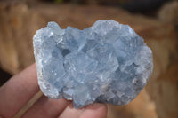 Natural Blue Celestite Crystal Specimens  x 6 From Madagascar