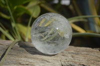 Polished Clear Quartz Crystal Balls  x 4 From Ambatondrazaka, Madagascar