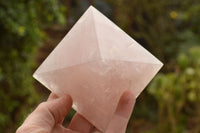 Polished Pink Rose Quartz Pyramids  x 4 From Madagascar - TopRock