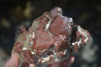 Natural Red Hematite Quartz Crystals & Clusters  x 2 From Karoi, Zimbabwe - Toprock Gemstones and Minerals 