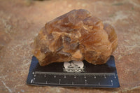 Natural Honey Aragonite Etched & Cobbed Pieces  x 6 From Namibia