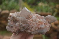 Natural Red Hematoid Quartz Specimens x 3 From Karoi, Zimbabwe - TopRock