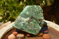 Natural Rough Green Jade Specimens  x 3 From Swaziland - TopRock