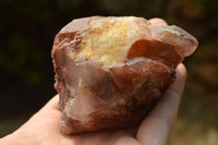 Natural Red Hematoid Phantom Quartz Clusters x 6 From Zimbabwe - TopRock