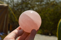 Polished Gemmy Pink Rose Quartz Spheres With Asterisms  x 6 From Madagascar - TopRock