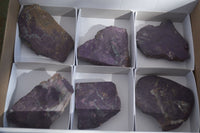 Natural Metallic Purpurite Cobbed Specimens  x 6 From Erongo, Namibia - Toprock Gemstones and Minerals 