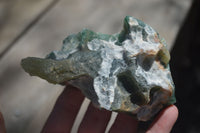 Natural Green Mtorolite / Chrome Chrysoprase Cutting Material  x 5 From Zimbabwe - Toprock Gemstones and Minerals 