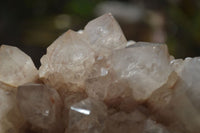 Natural Cascading Smokey Quartz Clusters x 2 From Luena, Congo