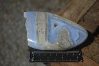 Polished Blue Lace Agate Free Forms  x 2 From Nsanje, Malawi - Toprock Gemstones and Minerals 