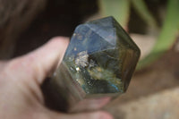 Polished Labradorite Points  x 2 From Tulear, Madagascar