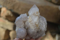 Natural Smokey Amethyst Spirit Quartz Specimens x 12 From Boekenhouthoek, South Africa