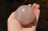 Polished Gemmy Pink Rose Quartz Spheres With Asterisms  x 6 From Madagascar - TopRock