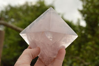 Polished Pink Rose Quartz Pyramids  x 4 From Madagascar - TopRock