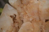 Natural Pineapple Candle Quartz Clusters  x 2 From Madagascar