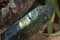 Polished Labradorite Points  x 2 From Tulear, Madagascar