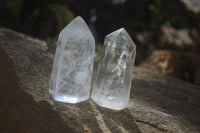 Polished Clear Quartz Crystal Points  x 6 From Madagascar