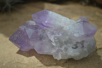 Natural Jacaranda Amethyst Clusters  x 3 From Mumbwa, Zambia - Toprock Gemstones and Minerals 