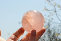 Polished Gemmy Pink Rose Quartz Spheres With Asterisms  x 6 From Madagascar - TopRock