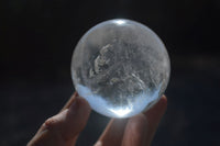 Polished Clear Quartz Crystal Balls  x 4 From Ambatondrazaka, Madagascar