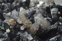 Natural Schorl Black Tourmaline Specimens With Hyalite Opal x 2 From Erongo Mountains, Namibia - TopRock