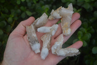 Natural Drusy Quartz Coated Calcite Crystals  x 12 From Alberts Mountain, Lesotho - Toprock Gemstones and Minerals 