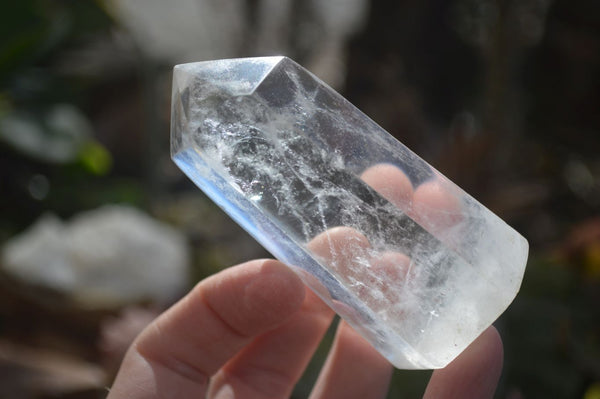 Polished Clear Quartz Crystal Points  x 6 From Madagascar