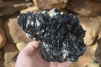 Natural Schorl Black Tourmaline Specimen x 1 From Erongo, Namibia