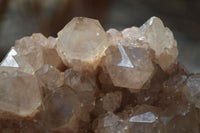 Natural Cascading Smokey Quartz Clusters x 2 From Luena, Congo