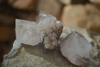 Natural Smokey Hematoid Quartz Crystals  x 35 From Madagascar