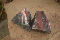 Natural Rough Cobbed Bloodstone Specimens  x 24 From Swaziland - TopRock