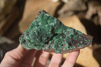 Natural Rare Ball Malachite On Drusy Quartz & Dolomite Specimens x 3 From Kambove, Congo