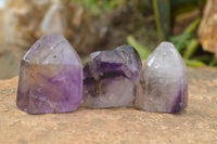 Polished Stunning Selection Of Small Window Amethyst Crystals  x 35 From Akansobe, Madagascar - TopRock