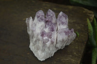 Natural Sugar Amethyst Clusters  x 4 From Solwezi, Zambia