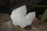 Natural "Cathedral Window" Candle Quartz Formations  x 6 From Madagascar - Toprock Gemstones and Minerals 