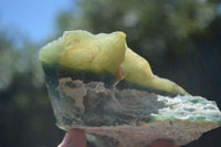 Natural Green Mtorolite / Chrome Chrysoprase Cutting Material  x 5 From Zimbabwe - Toprock Gemstones and Minerals 