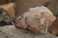 Natural Red Hematoid Quartz Specimens x 3 From Karoi, Zimbabwe - TopRock