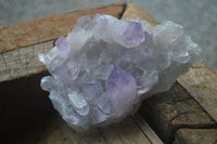 Natural Jacaranda Amethyst Clusters  x 3 From Mumbwa, Zambia - Toprock Gemstones and Minerals 