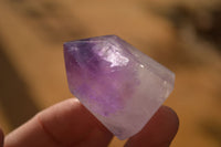 Polished Stunning Window Amethyst Crystals x 12 From Ankazobe, Madagascar