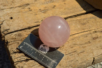 Polished Gemmy Pink Rose Quartz Spheres With Asterisms  x 6 From Madagascar - TopRock