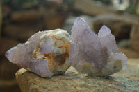 Natural Spirit Amethyst Quartz Clusters x 6 From Boekenhouthoek, South Africa