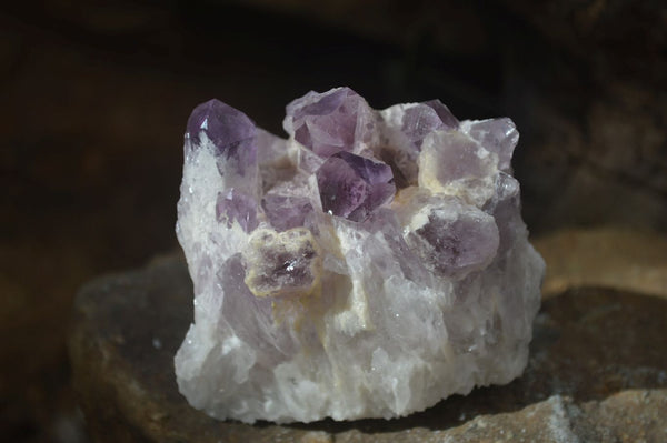 Natural Sugar Amethyst Clusters  x 4 From Solwezi, Zambia