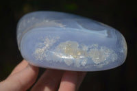 Polished Blue Lace Agate Free Forms  x 2 From Nsanje, Malawi - Toprock Gemstones and Minerals 