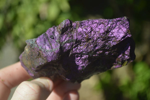 Natural Metallic Purpurite Cobbed Specimens  x 6 From Erongo, Namibia - Toprock Gemstones and Minerals 