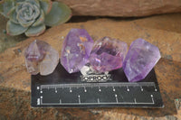 Polished Small Window Amethyst Points x 35 From Ankazobe, Madagascar